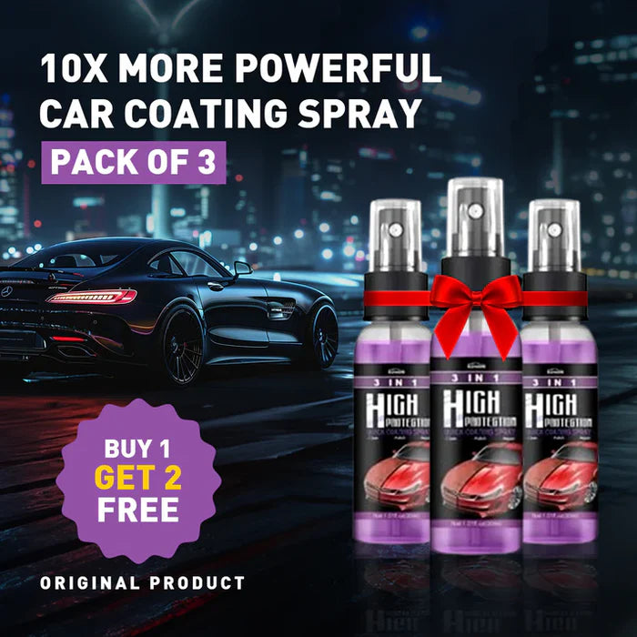 10x More Powerful Car Coating Spray | Buy 1 Get 2 Free