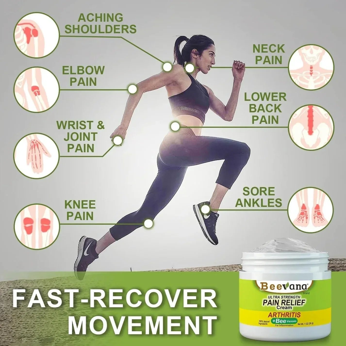 Bee Venom Joint and Bone Therapy Cream - ( Buy 1 get 2 Free )