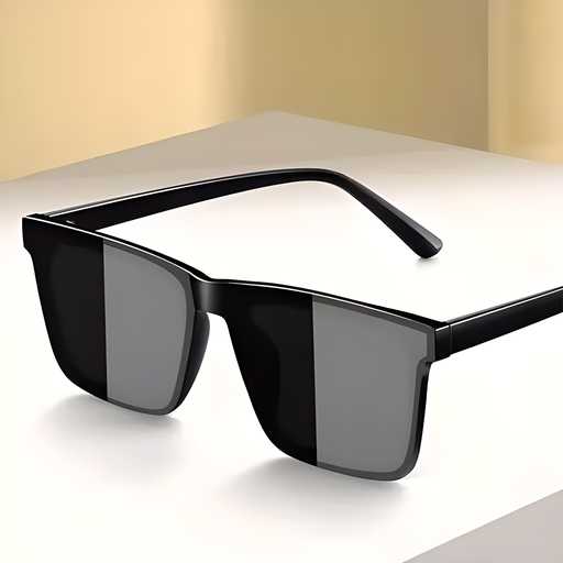 Liviq Phantom Men's Square Sunglasses with Free Cleansing Spray @499
