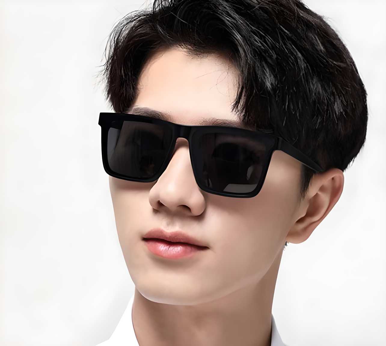 Liviq Phantom Men's Square Sunglasses with Free Cleansing Spray @499