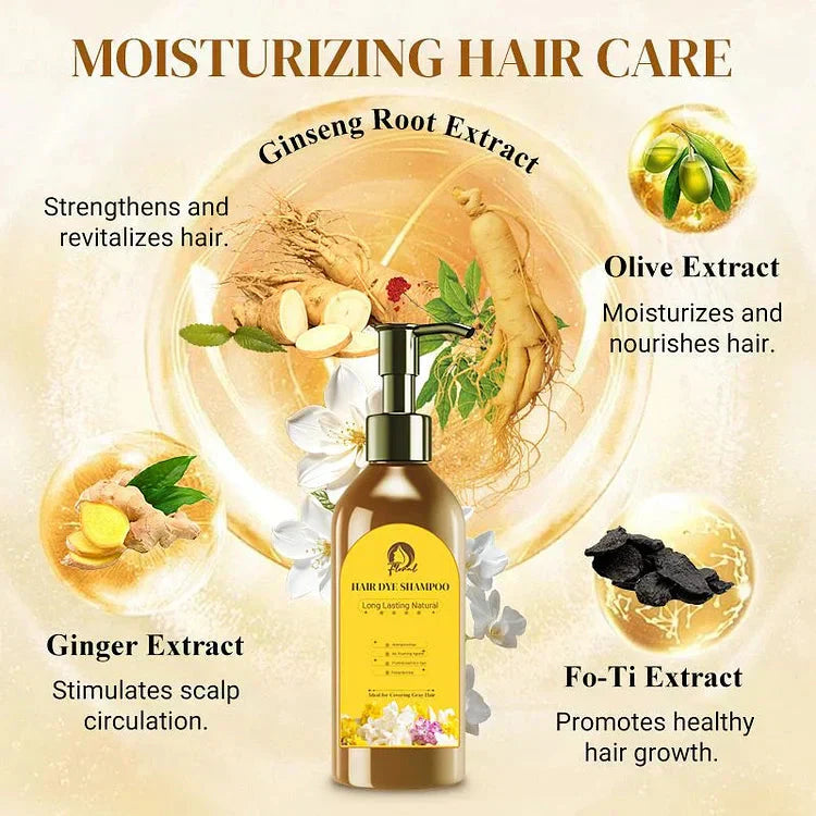 Liviq™️ Japanese Long Lasting Natural Hair Dye Shampoo