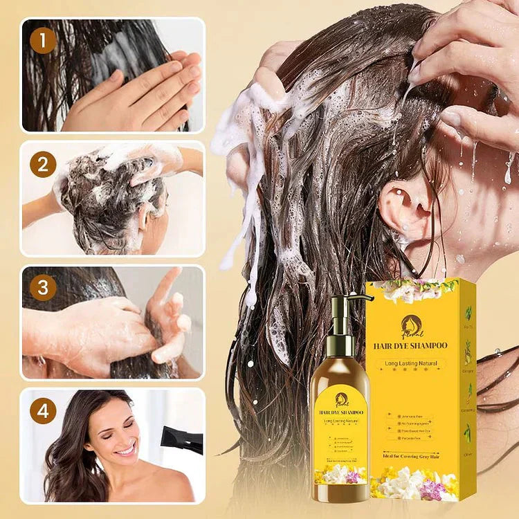 Liviq™️ Japanese Long Lasting Natural Hair Dye Shampoo