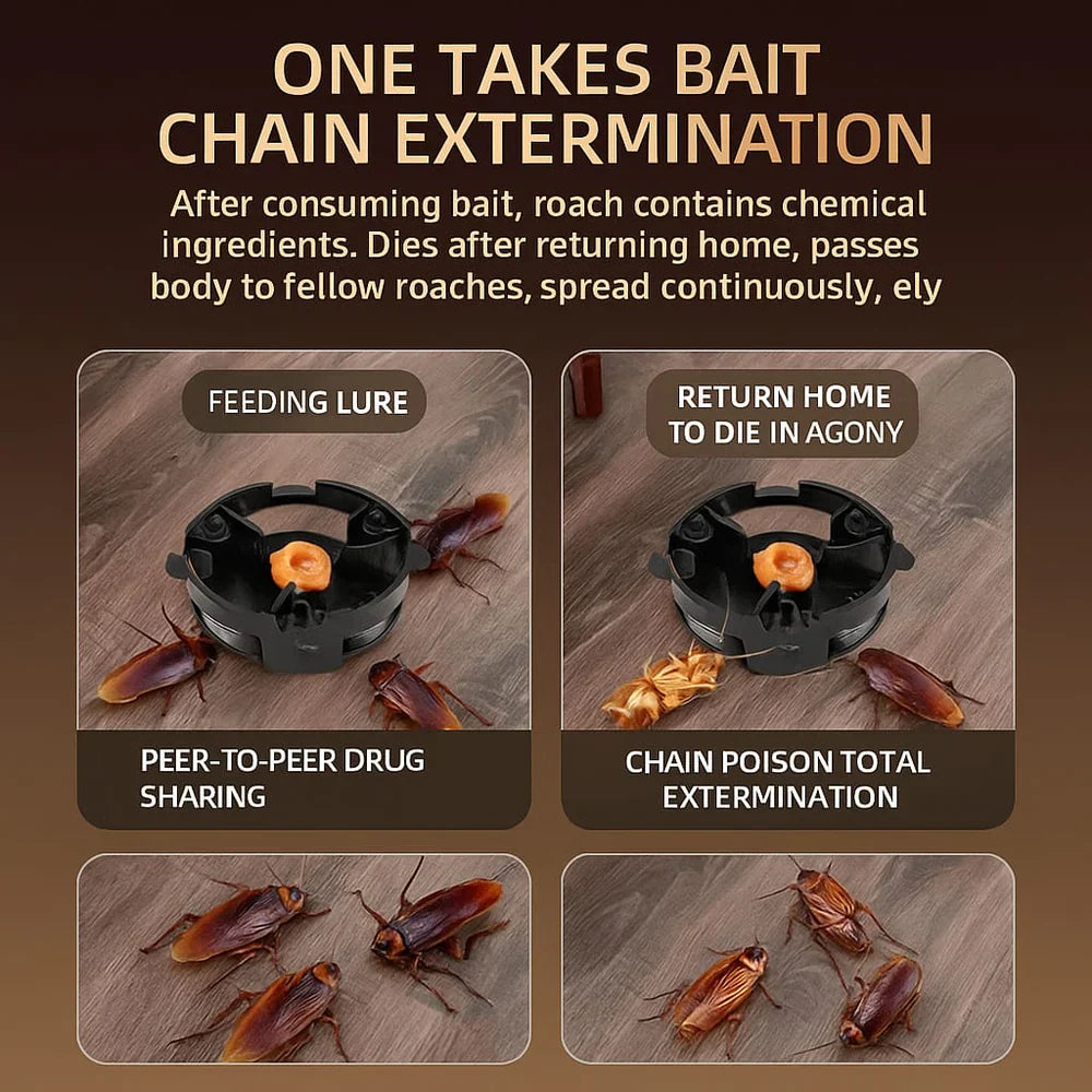 🌿100% Plant Based Japan Combat Roach Killing Bait station