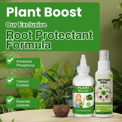Natural Plant Care Combo - Plant Boost with Safe Plant Sprays