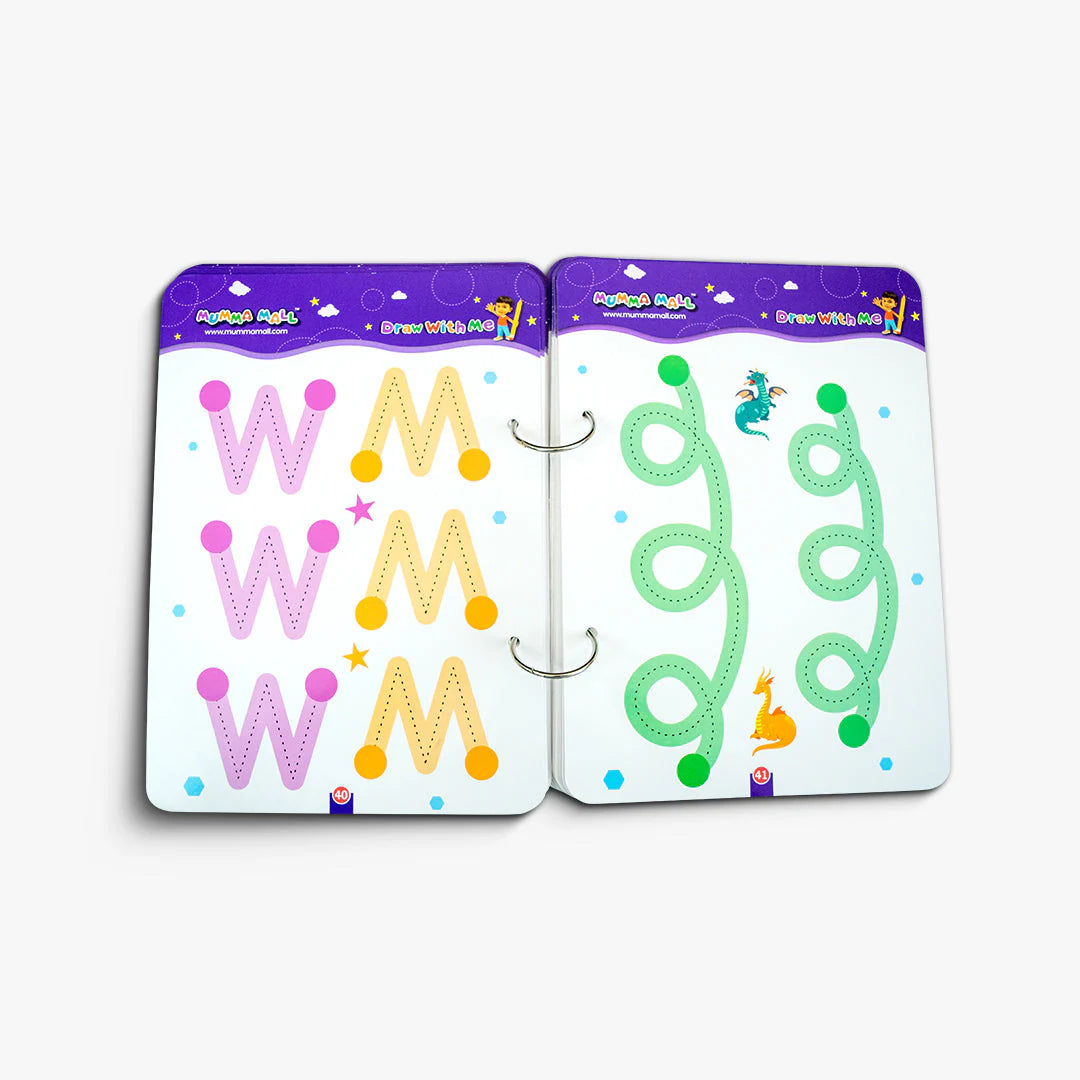 50% OFF - 68 Pages Reusable Tracing Line book to improve HAND WRITING For kids + (FREE Learning 2000+ pages PDF worksheet for kids📚 )