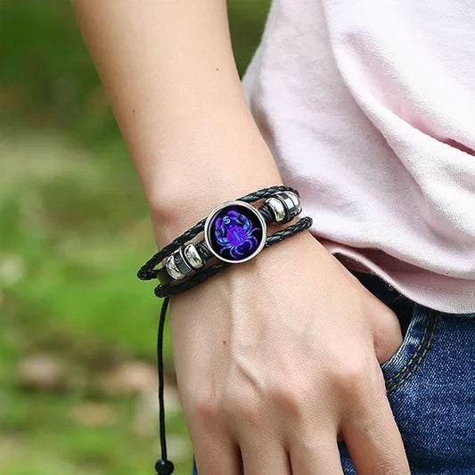 Sign Adjustable Zodiac Sign Powerful Manifestation Bracelet Ring (Energized)