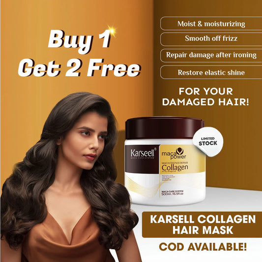 Karseell Collagen Hair Treatment Hair Mask (For All Hair Types) - Buy 1 Get 2 Free