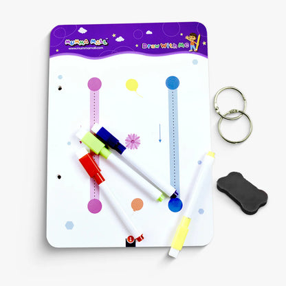 50% OFF - 68 Pages Reusable Tracing Line book to improve HAND WRITING For kids + (FREE Learning 2000+ pages PDF worksheet for kids📚 )